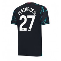Fotballdrakt Herre Manchester City Matheus Nunes #27 Tredjedrakt 2023-24 Kortermet